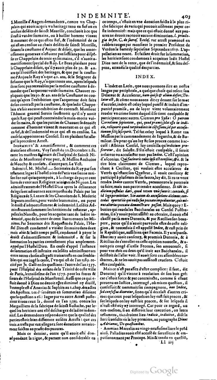 1629 - Veuve Nicolas Buon - Trésor du droit français (21754 T. 2) - BM Lyon