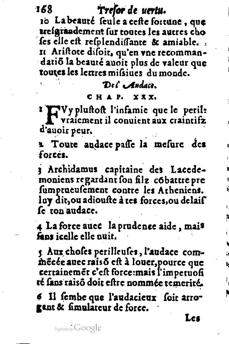 1576 - Benoît Rigaud - Trésor de vertu - British Library