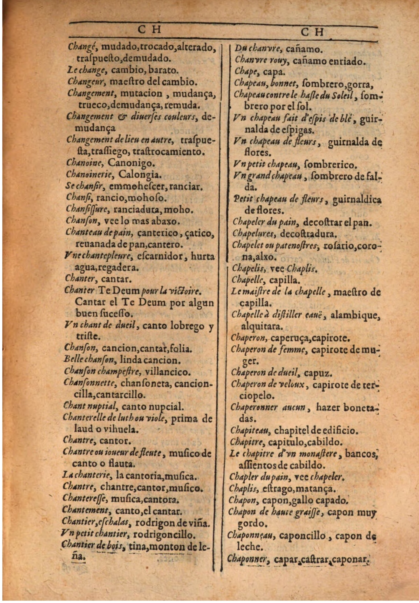 1607 - Marc Orry - Trésor des deux langues espagnole et française (Seconde partie) - BSB Munich