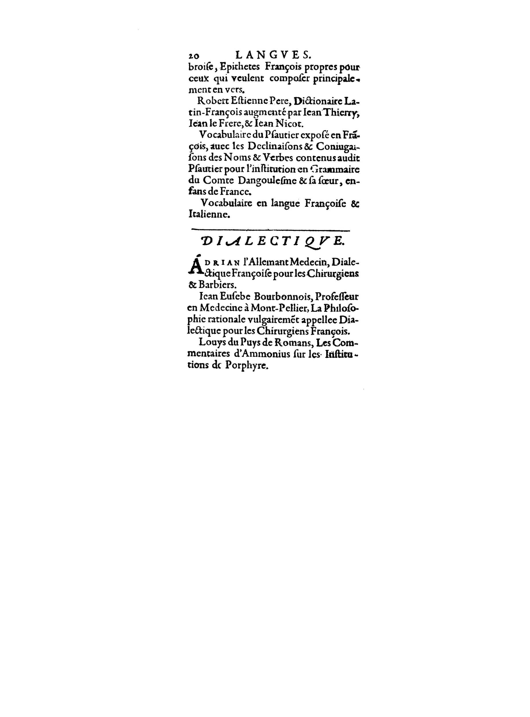 1598 - François Jacquin - La Guide des arts et sciences - BnF
