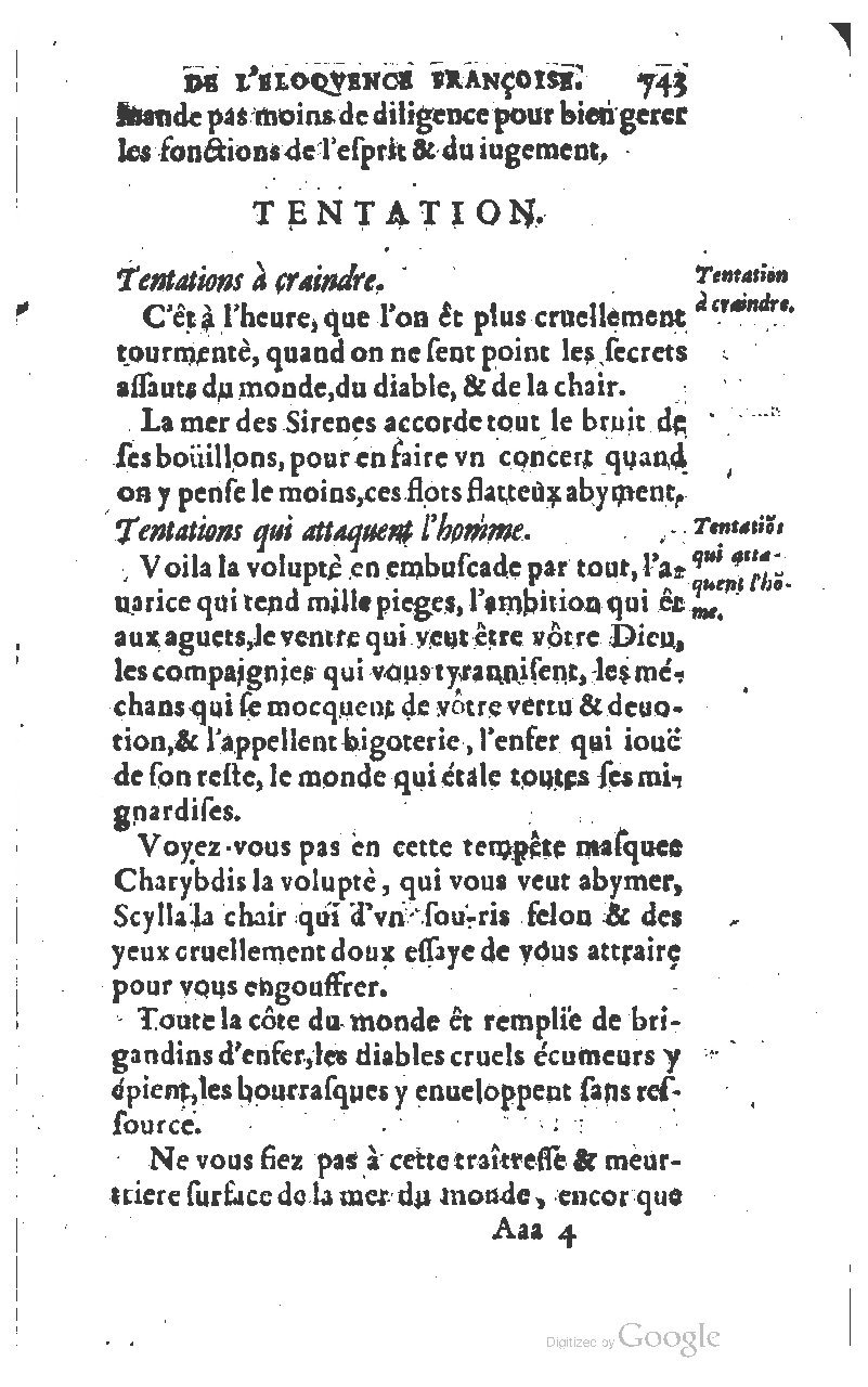 1610 - Louis Coste - Trésor de l’éloquence française (Seconde partie) - BM Lyon
