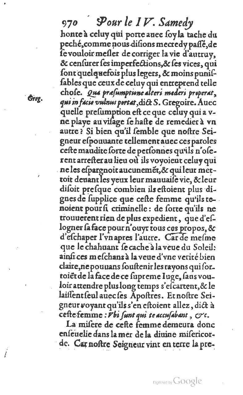 1607 - Nicolas Du Fossé - Trésor quadragésimal - T 01 - BM Lyon
