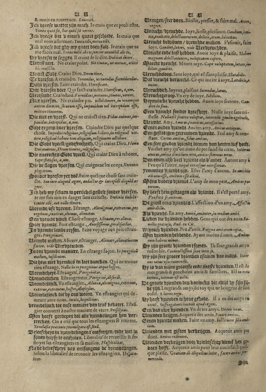 1573 - Christophe Plantin - Trésor du langage bas-allemand - Greifswald 1573 - Christophe Plantin - Trésor du langage bas-allemand - Greifswald