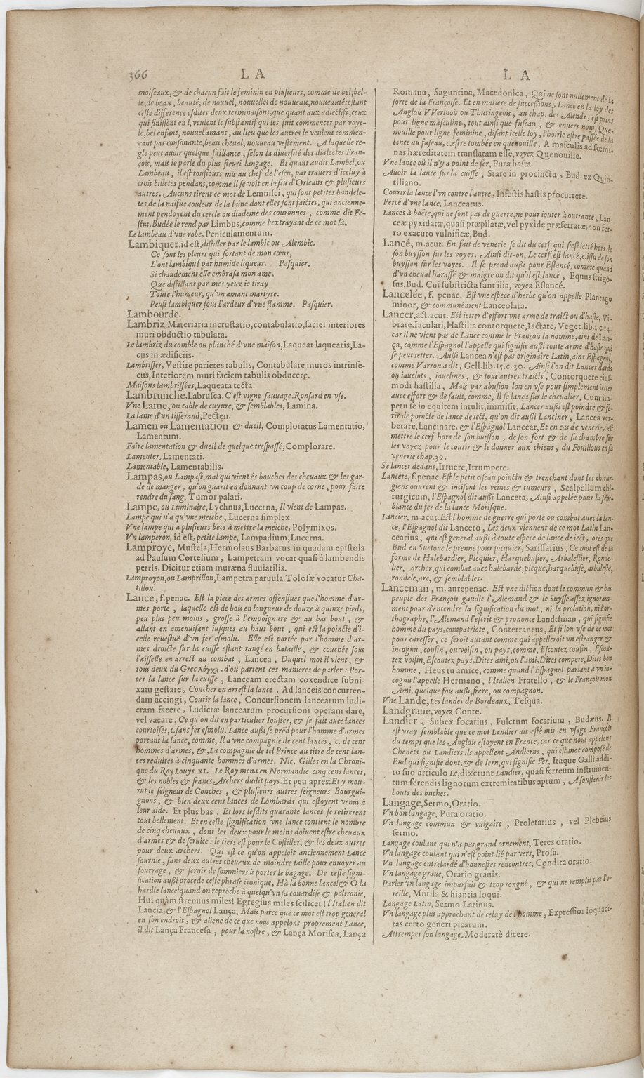 1606 - David Douceur - Trésor de la langue française - BnF