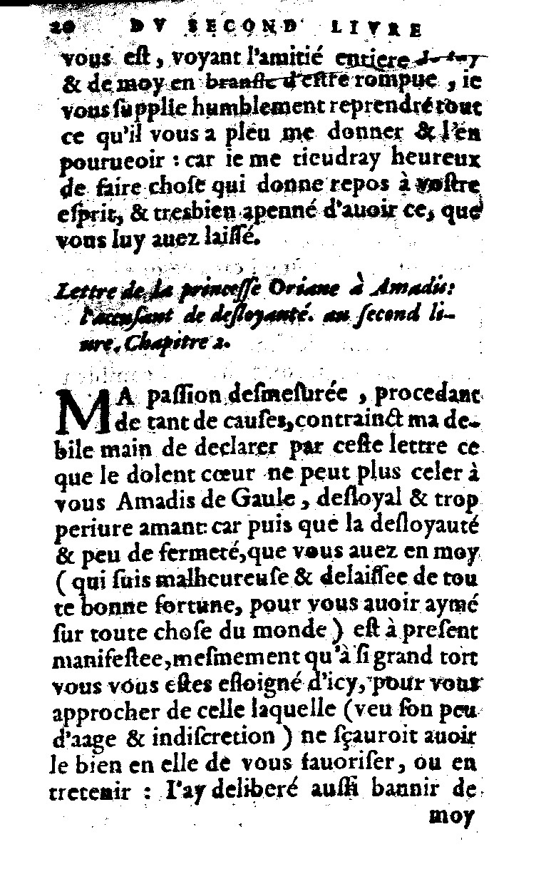 1562 - Jean d’Ogerolles et Gabriel Cotier - Trésor des Amadis - Lucerne