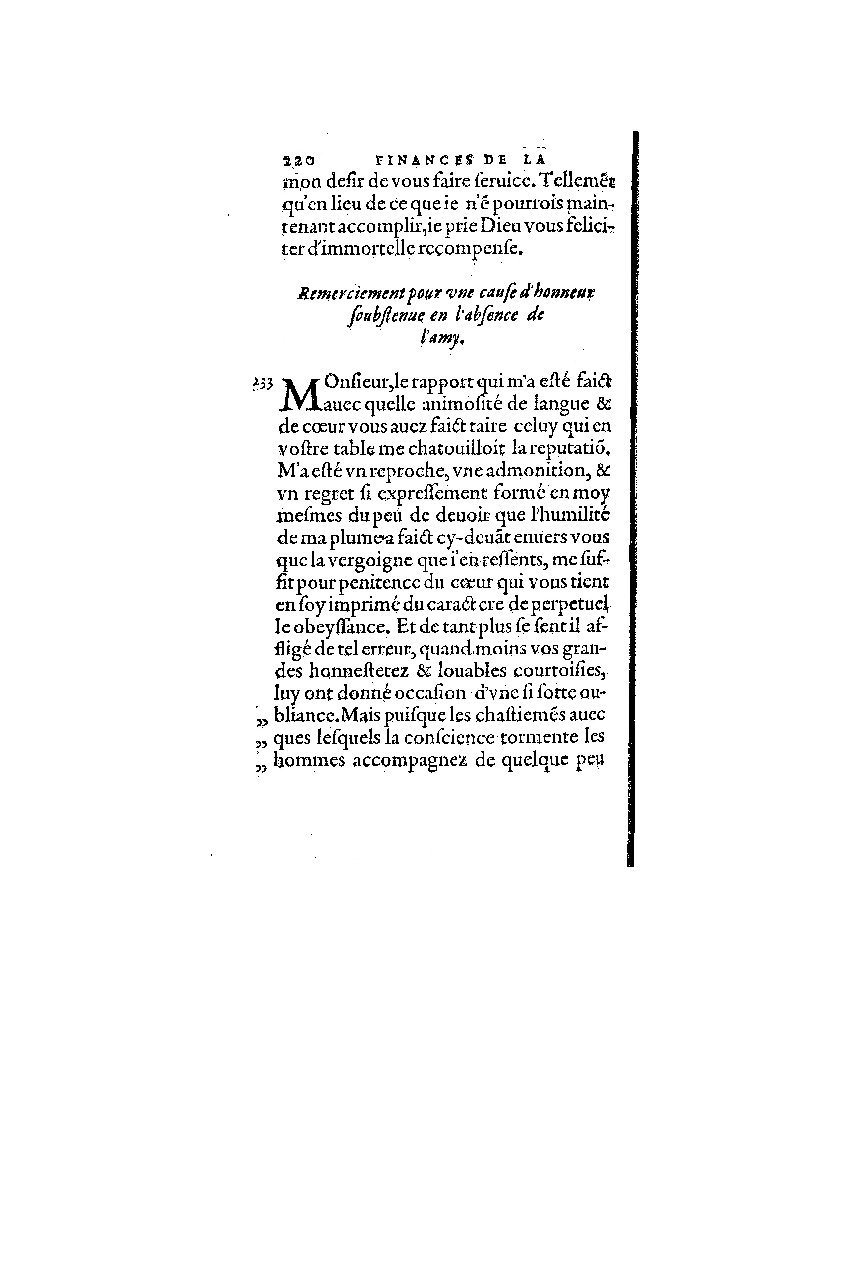 1572 - Nicolas Du Chemin - Finances et Trésor de la plume française - BM Lyon