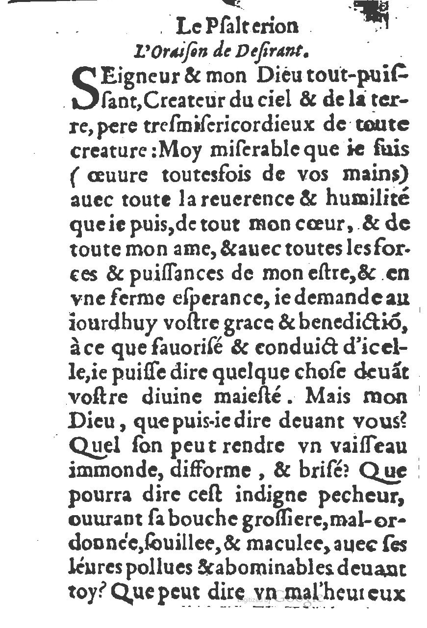 1578 - Guillaume Chaudière - Trésor de dévotion traitant de plusieurs belles vertus - BM Lyon