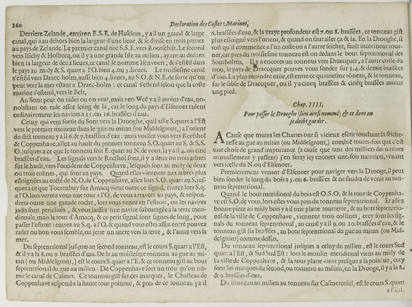 1601 - Bonaventure d’Aseville - Trésorerie ou cabinet de route marinesque - BnF