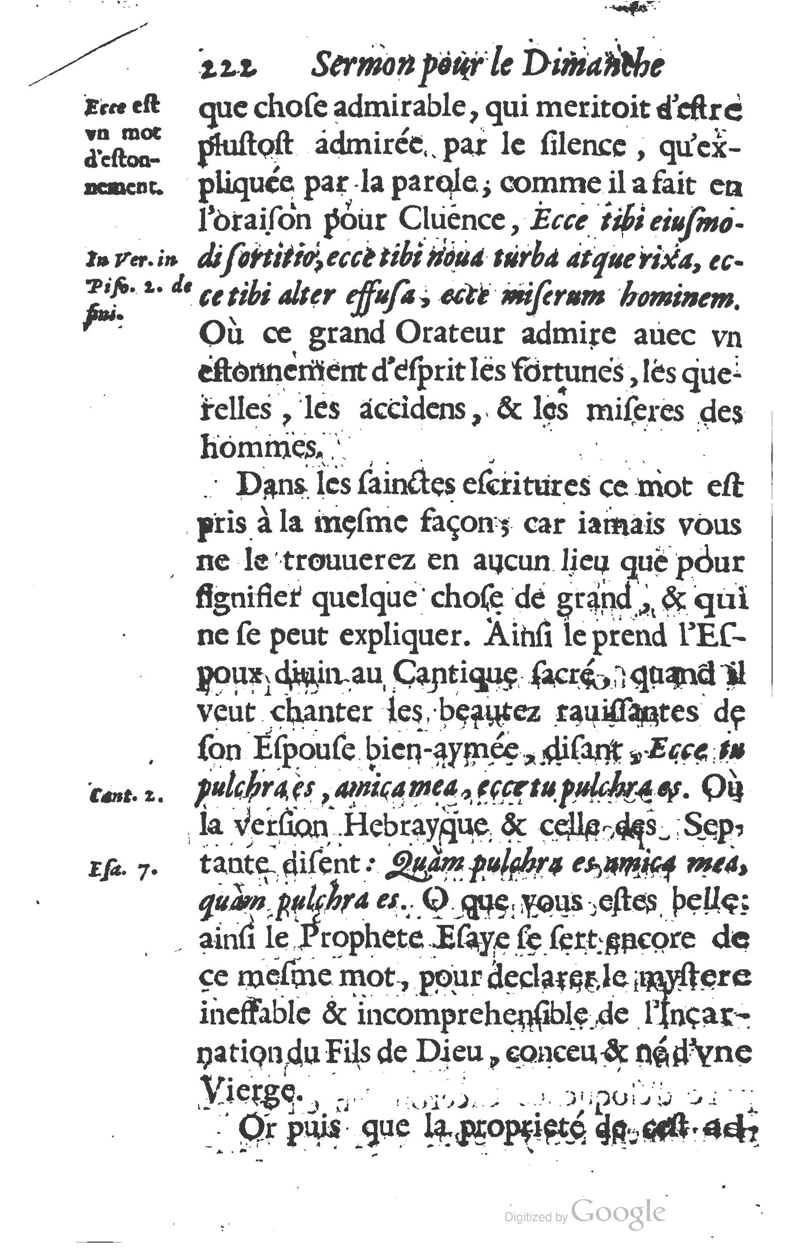 1629 - Manassés de Préaulx - Sermons ou Trésors de la piété chrétienne - BM Lyon