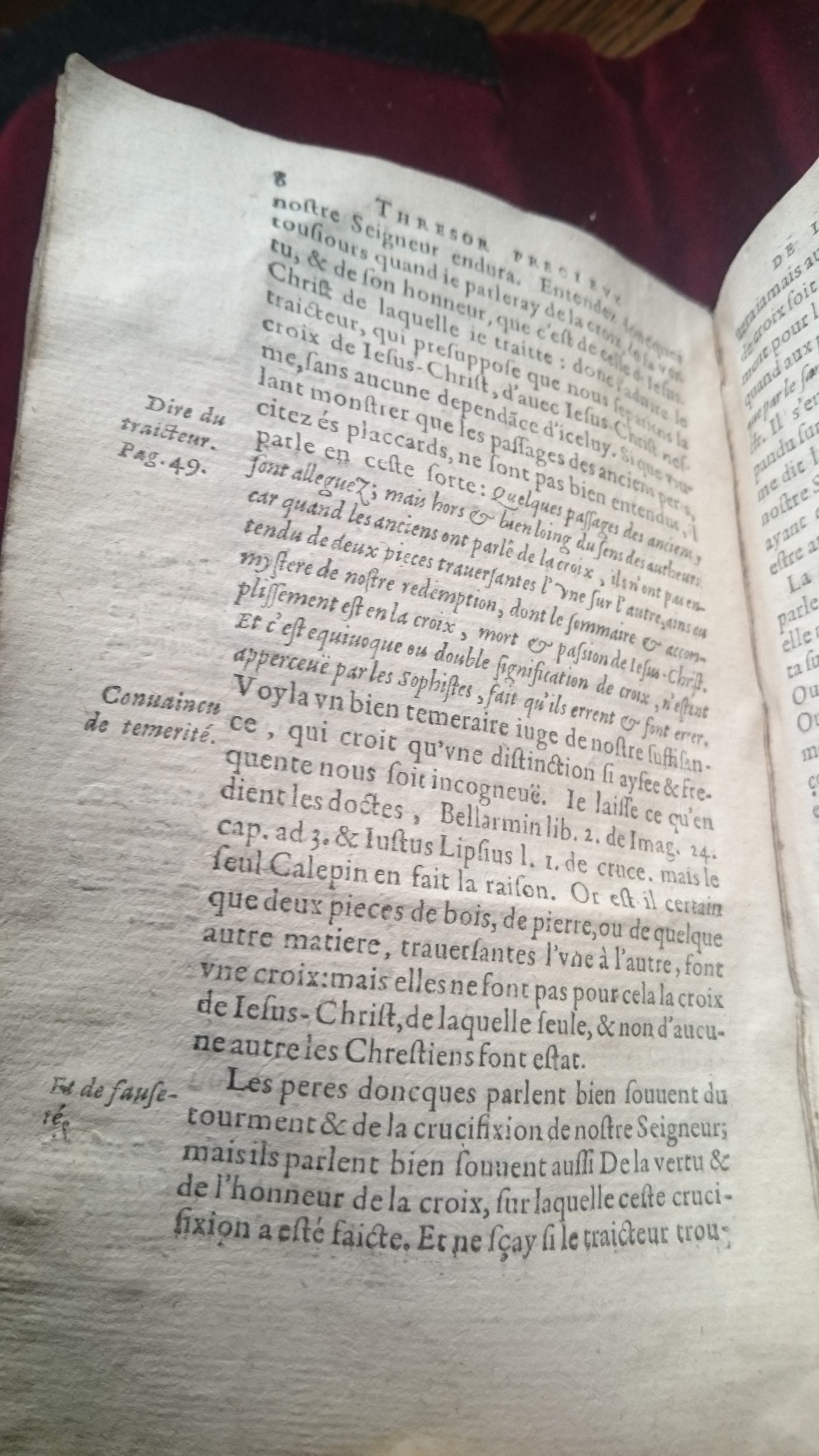 1613 - Claude Rigaud - Panthologie ou Trésor précieux de la sainte croix - BM Amiens