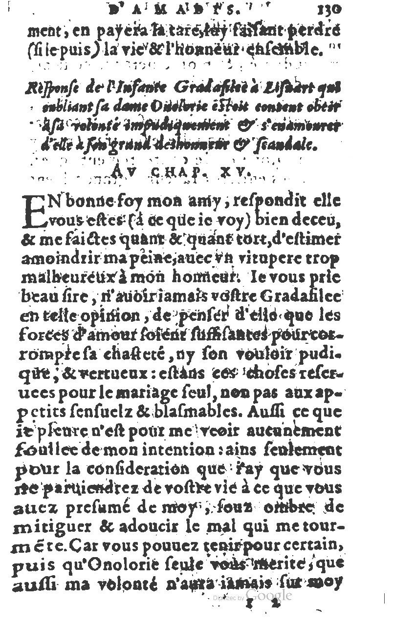 1582 - Jean Huguetan - Trésor des Amadis T. 1 - BM Lyon