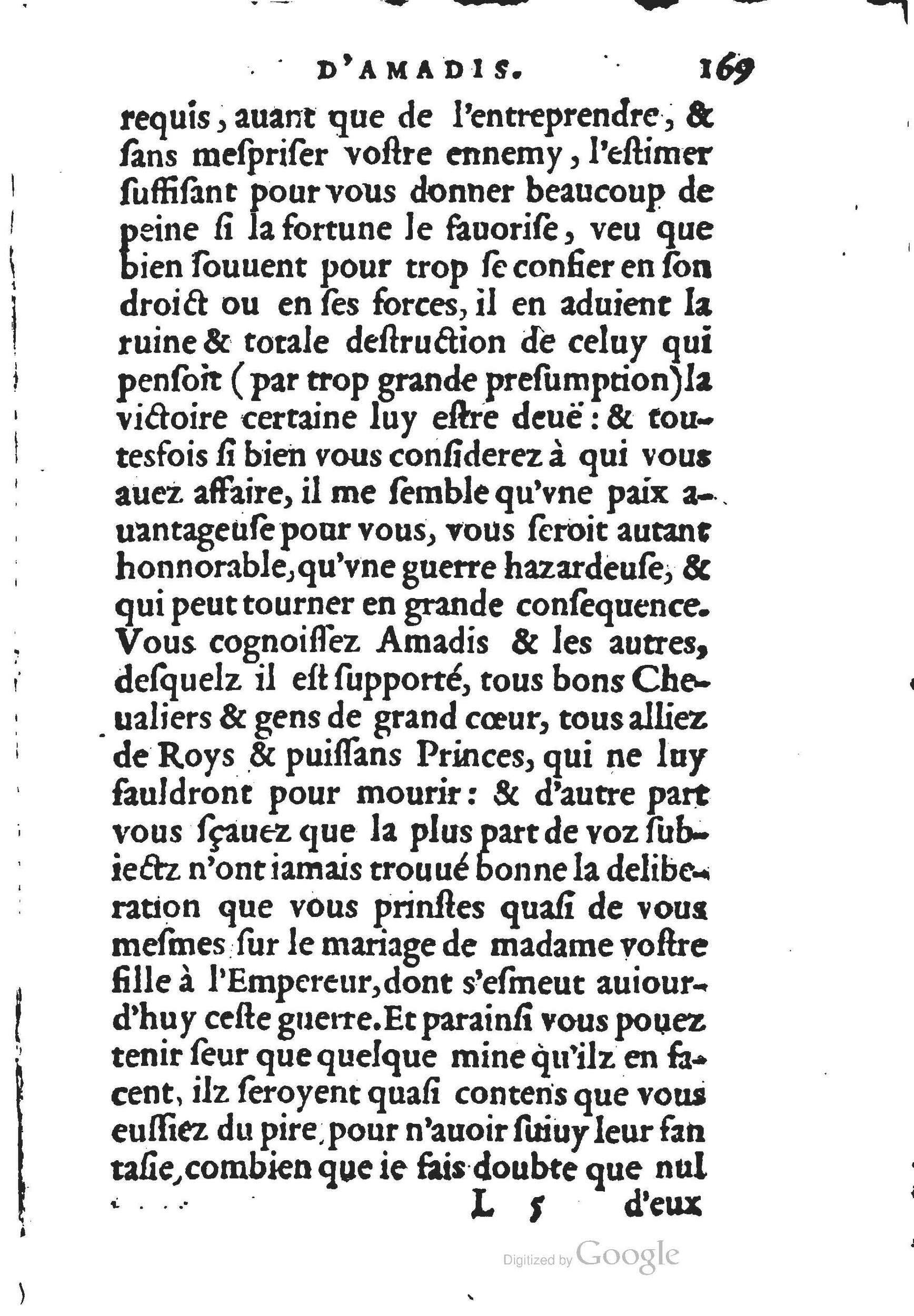 1560 - Jean d’Ogerolles et Gabriel Cotier Lyon - Trésor des Amadis - BSB Munich
