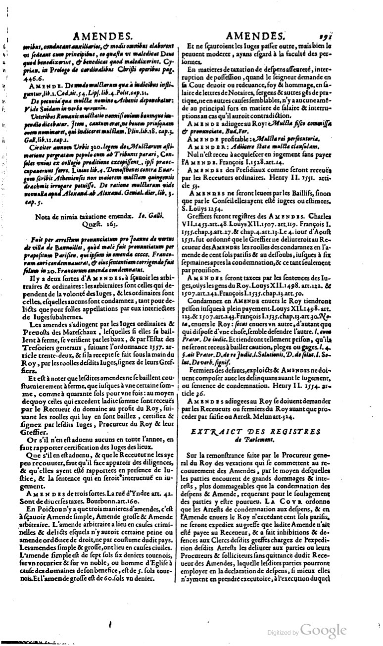 1629 - Veuve Nicolas Buon - Trésor du droit français (21754 T. 1) - BM Lyon