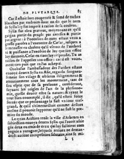 1574 - Benoît Rigaud - Trésor des vies de Plutarque - Avignon