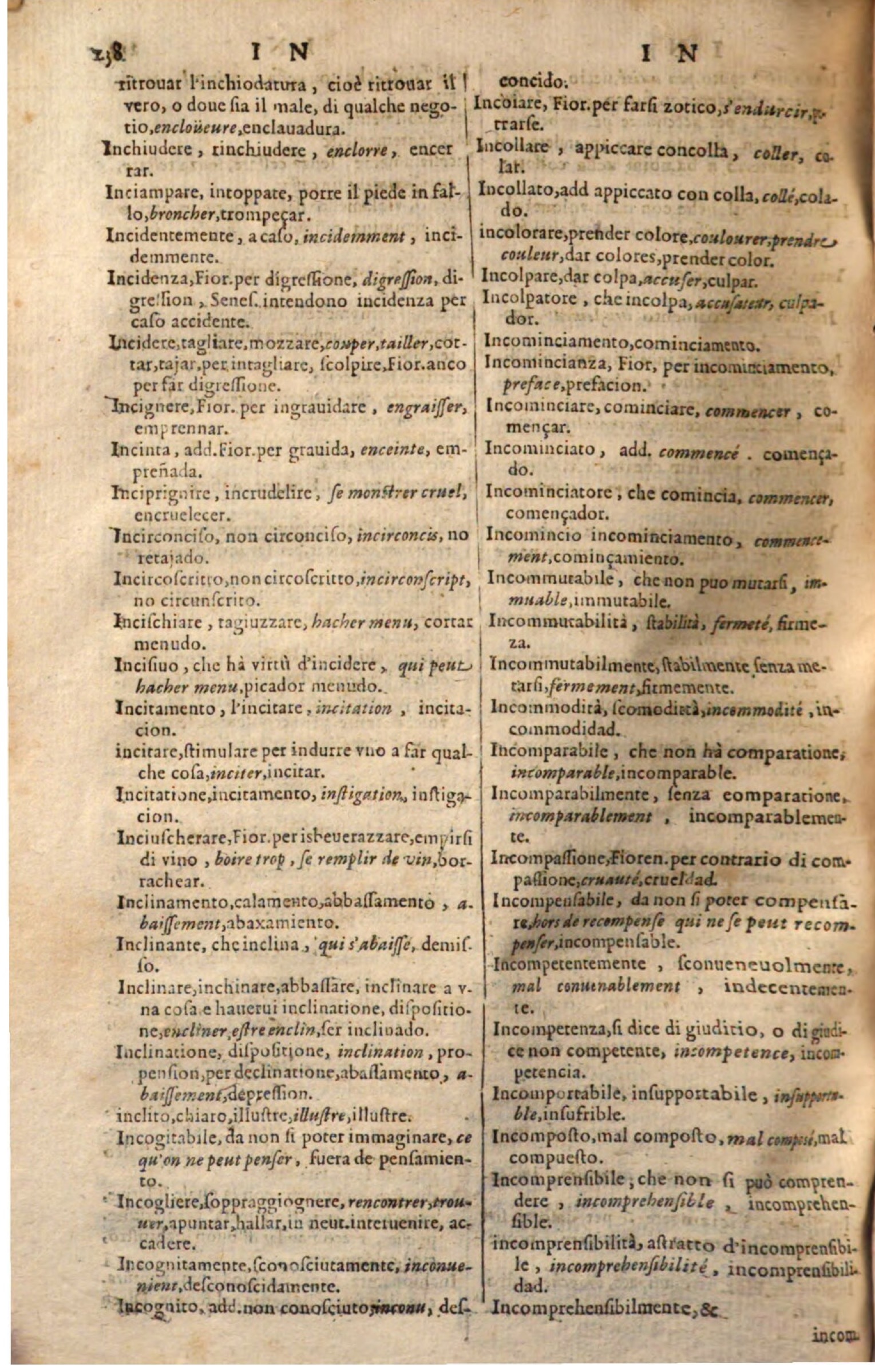 1644 - Jacques Crespin - Trésor des trois langues - Passau 1644 - Jacques Crespin - Trésor des trois langues - Passau