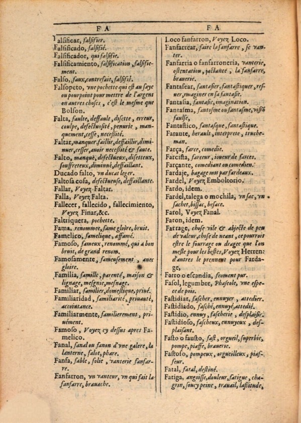 1607 - Marc Orry - Trésor des deux langues espagnole et française (Première et Seconde parties) - ÖNB Wien