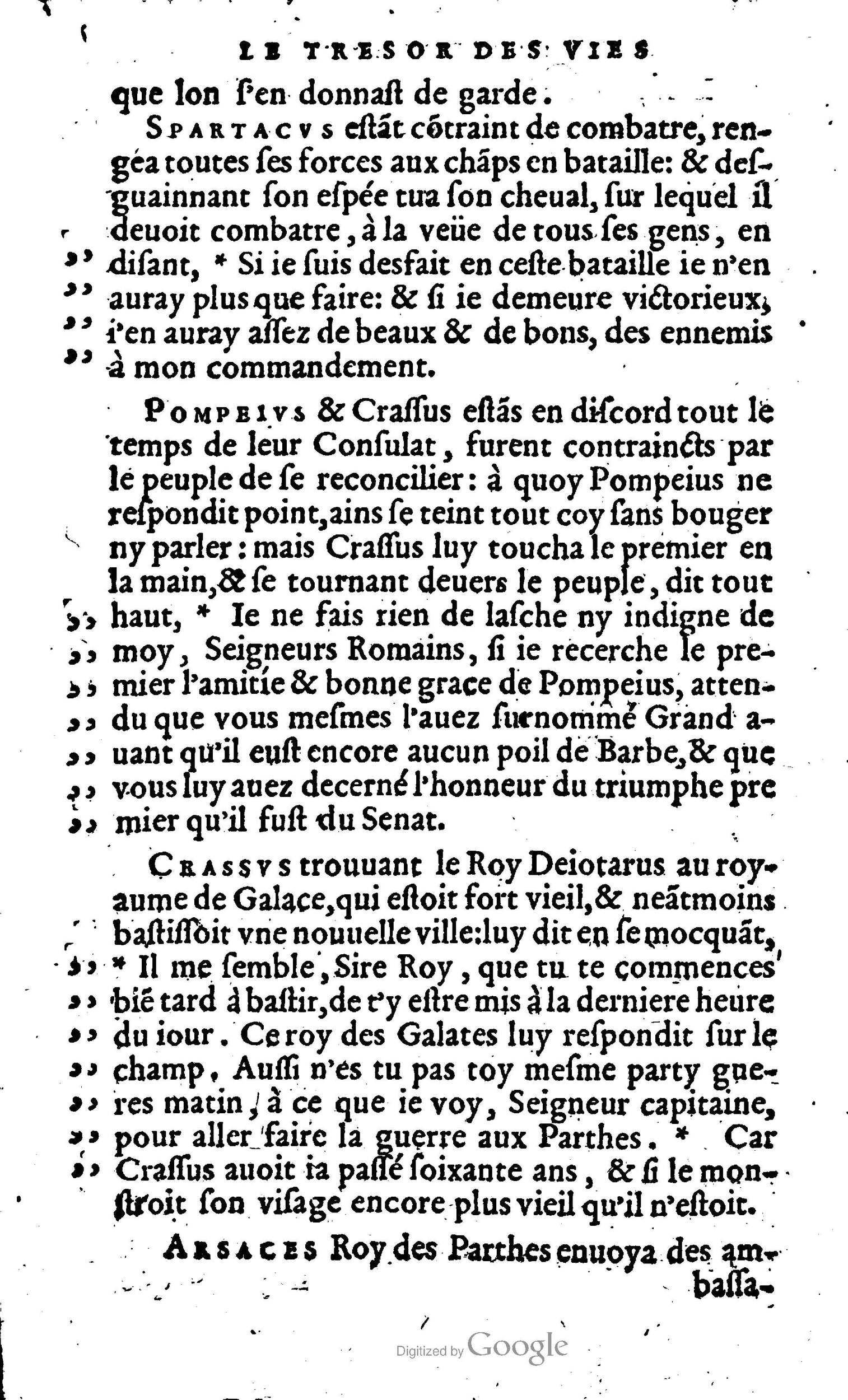 1568 - Willem Silvius - Trésor des vies de Plutarque - Anvers Plantin-Moretus