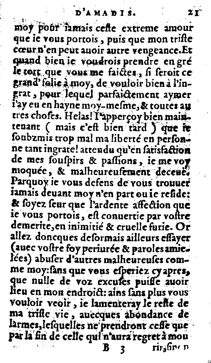 1562 - Jean d’Ogerolles et Gabriel Cotier - Trésor des Amadis - Lucerne 1562 - Jean d’Ogerolles et Gabriel Cotier - Trésor des Amadis - Lucerne