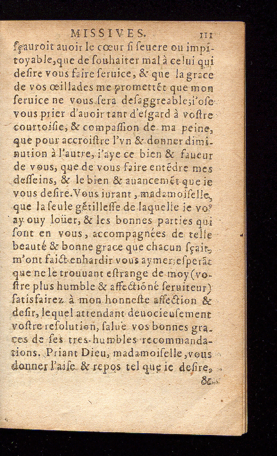 1614 - Barthélemy Vincent - Élite et Trésor des lettres missives - Bâle