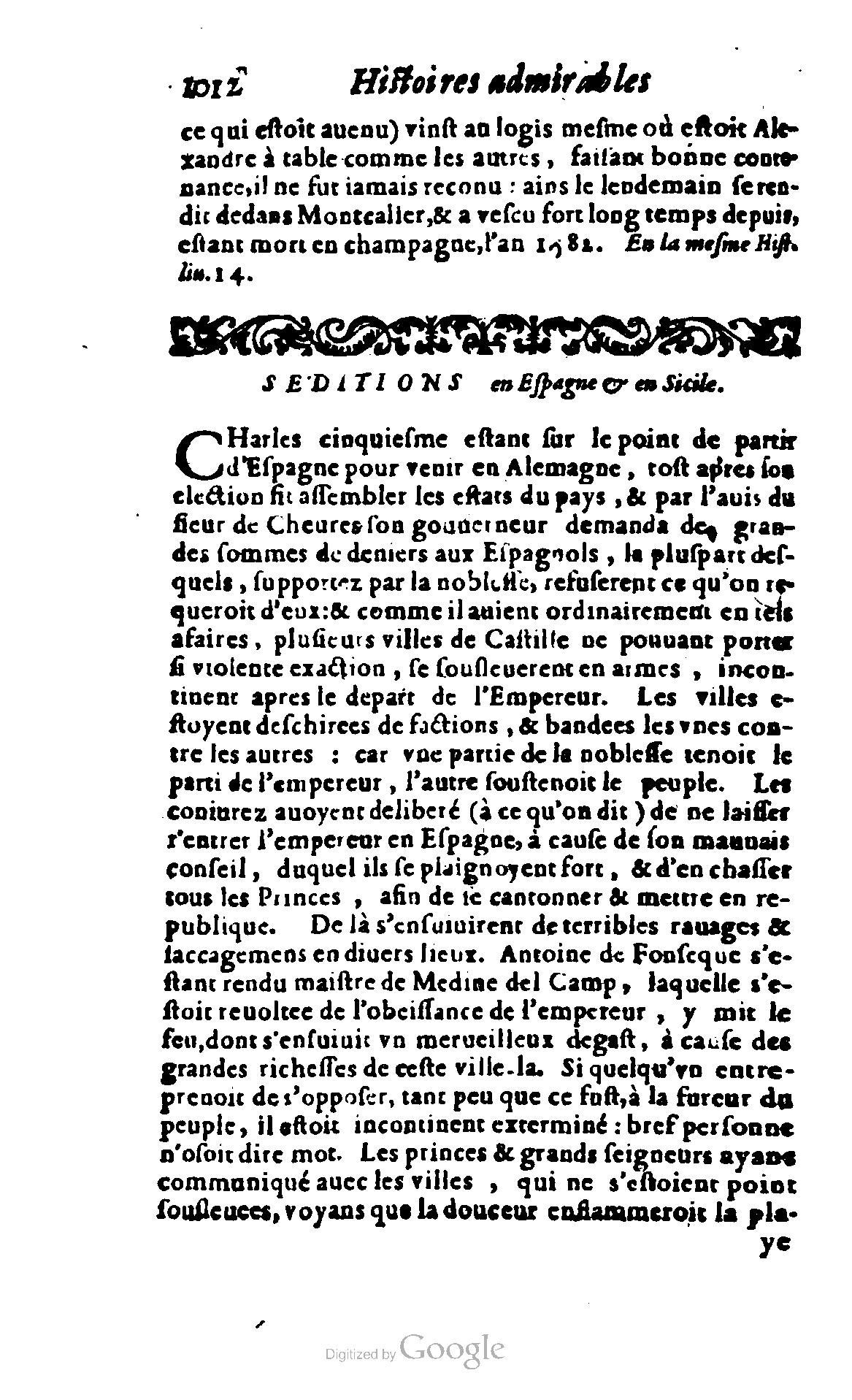 1620 - Samuel Crespin - Trésor d’histoires admirables et mémorables - BCU Lausanne 1620 - Samuel Crespin - Trésor d’histoires admirables et mémorables - BCU Lausanne