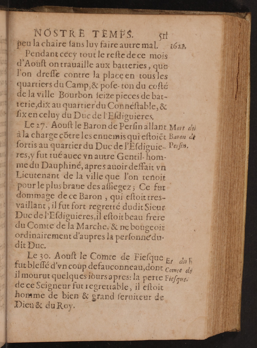 1626 - Joseph Bouillerot - Trésor de l’histoire générale de notre temps - BnF Arsenal
