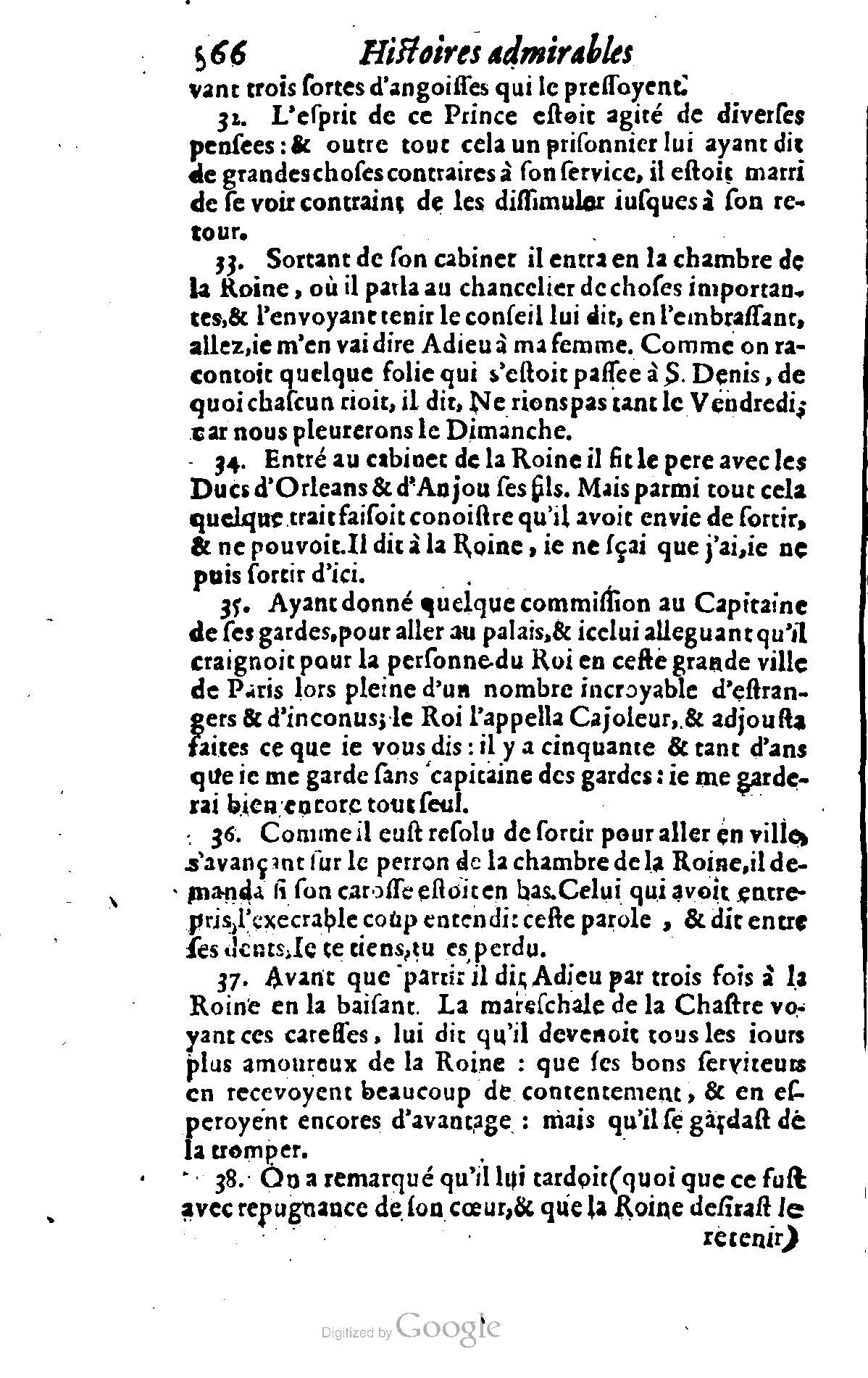 1628 - Jacques Crespin - Trésor d’histoires admirables et mémorables - BSB Munich