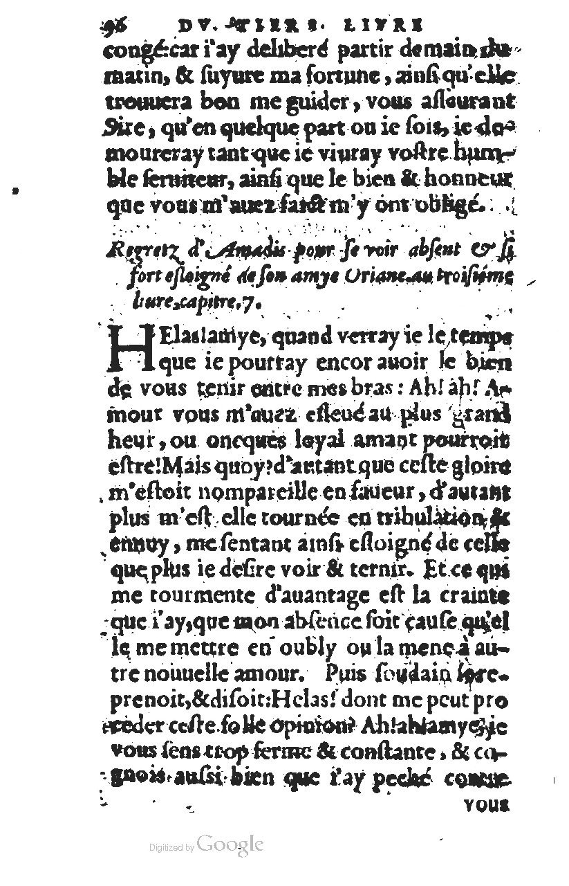 1567 - Jean Pygot - Trésor des Amadis - BM Lyon