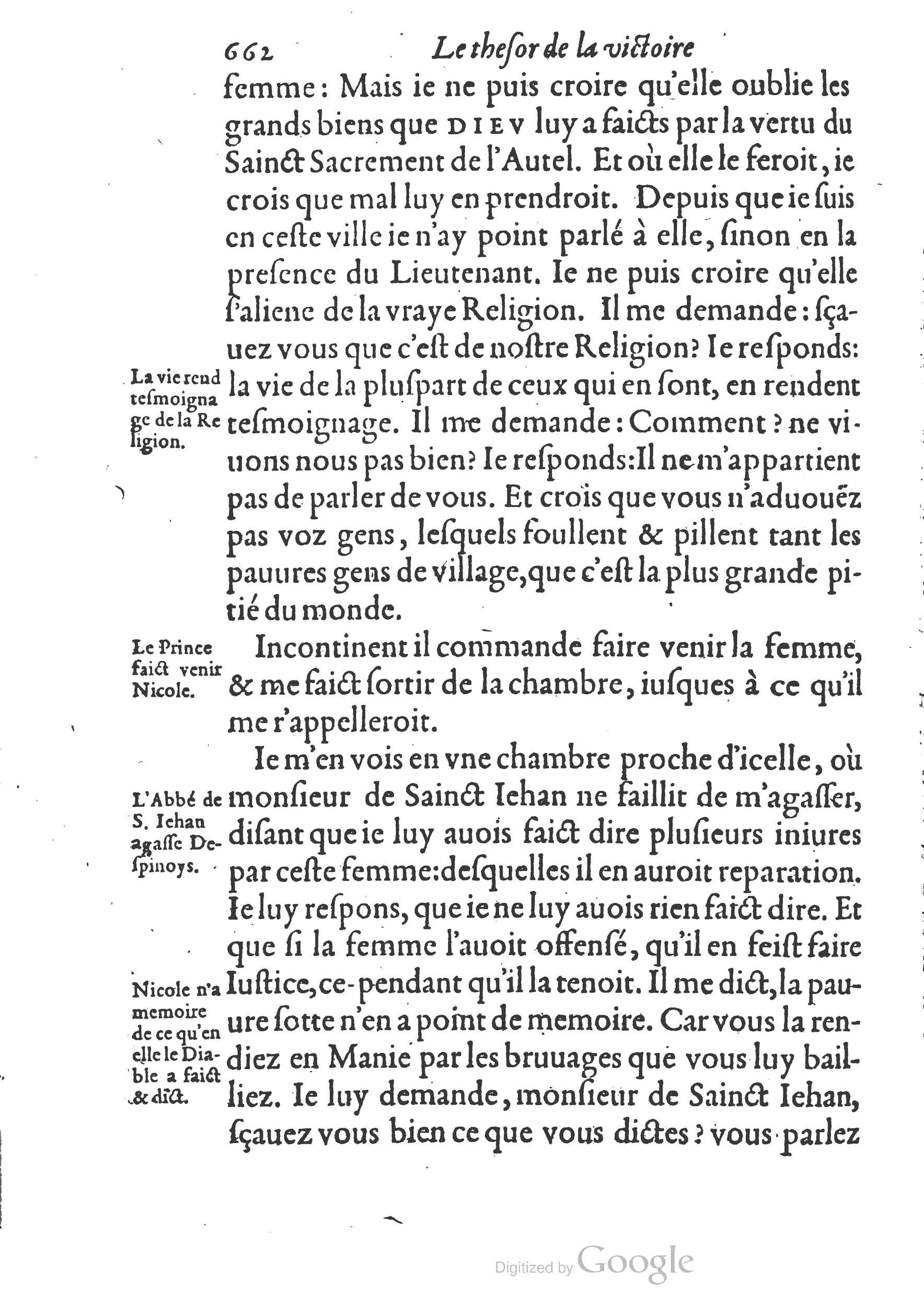1578 - Nicolas Chesneau - Trésor et entière histoire de la triomphante victoire du corps de Dieu sur l’esprit malin - British Library 1578 - Nicolas Chesneau - Trésor et entière histoire de la triomphante victoire du corps de Dieu sur l’esprit malin - British Library