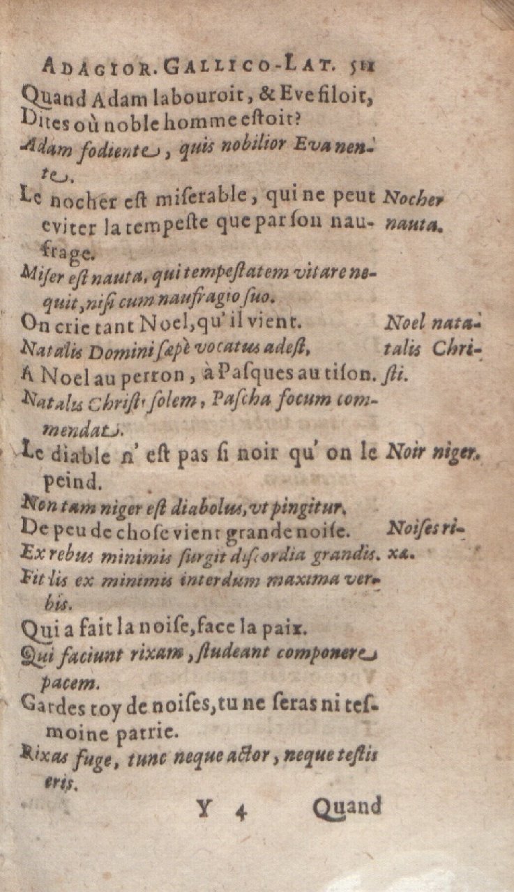 1612 - Dominicus Custos - Trésor des proverbes français - Bibliopol-Olomuc 1612 - Dominicus Custos - Trésor des proverbes français - Bibliopol-Olomuc