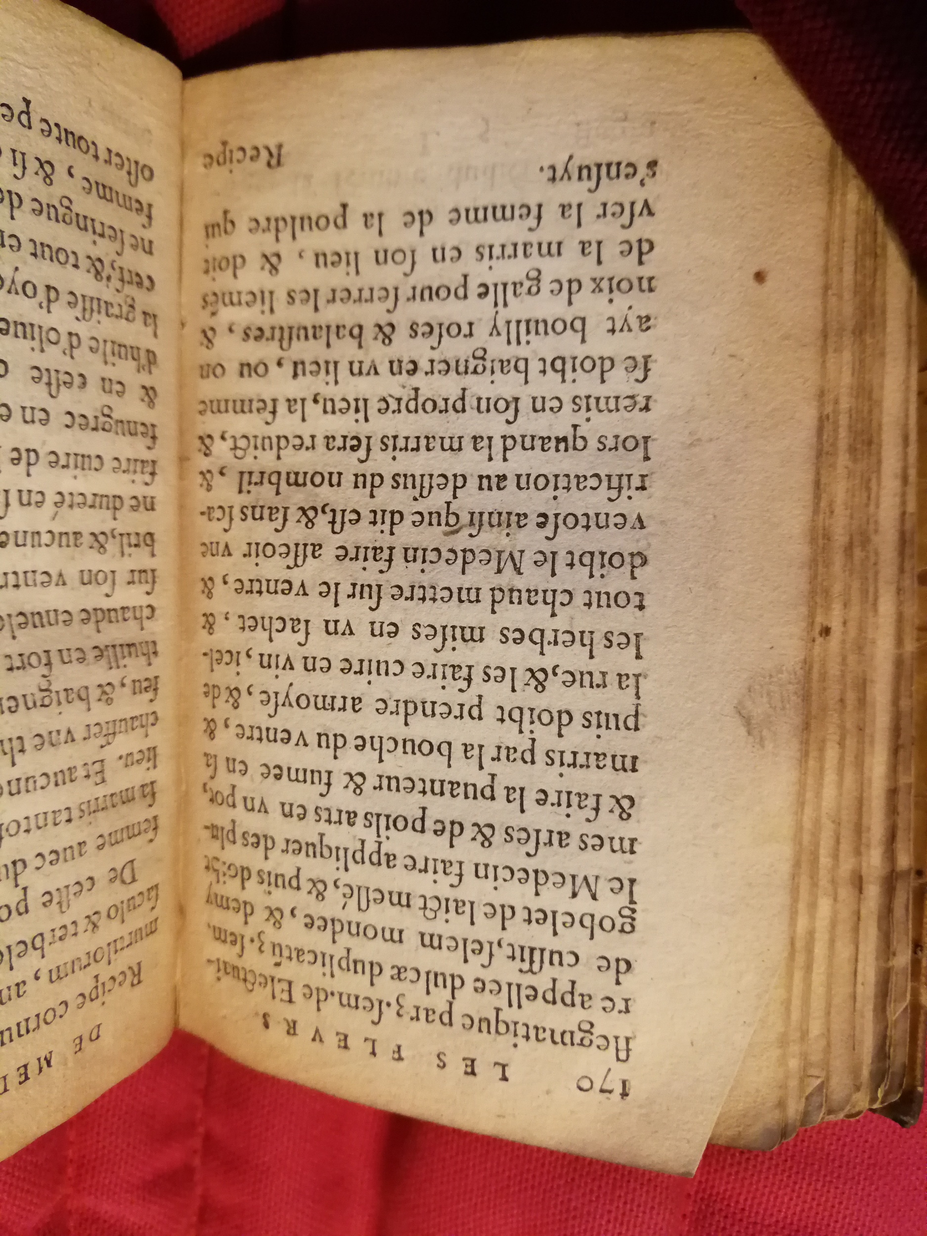 1586 - Benoît Rigaud - Trésor des fleurs et secrets de médecine - Sainte-Geneviève