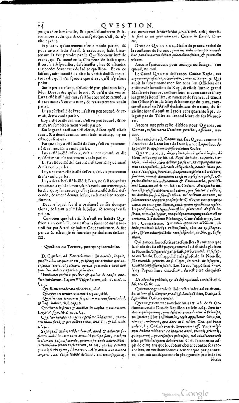 1629 - Veuve Nicolas Buon - Trésor du droit français (21754 T. 3) - BM Lyon