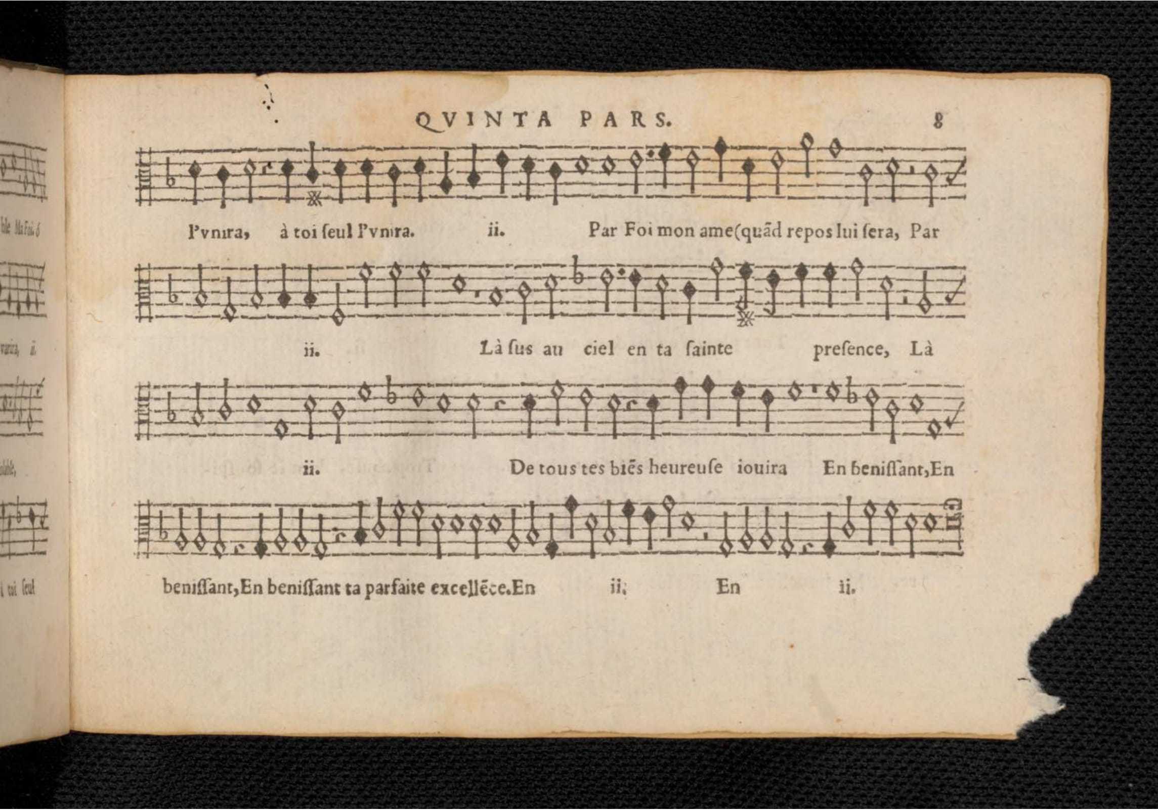 1576 - [Pierre de Saint-André] - Trésor de musique d’Orlande de Lassus Quinta et Sexta pars - KBR Bruxelles