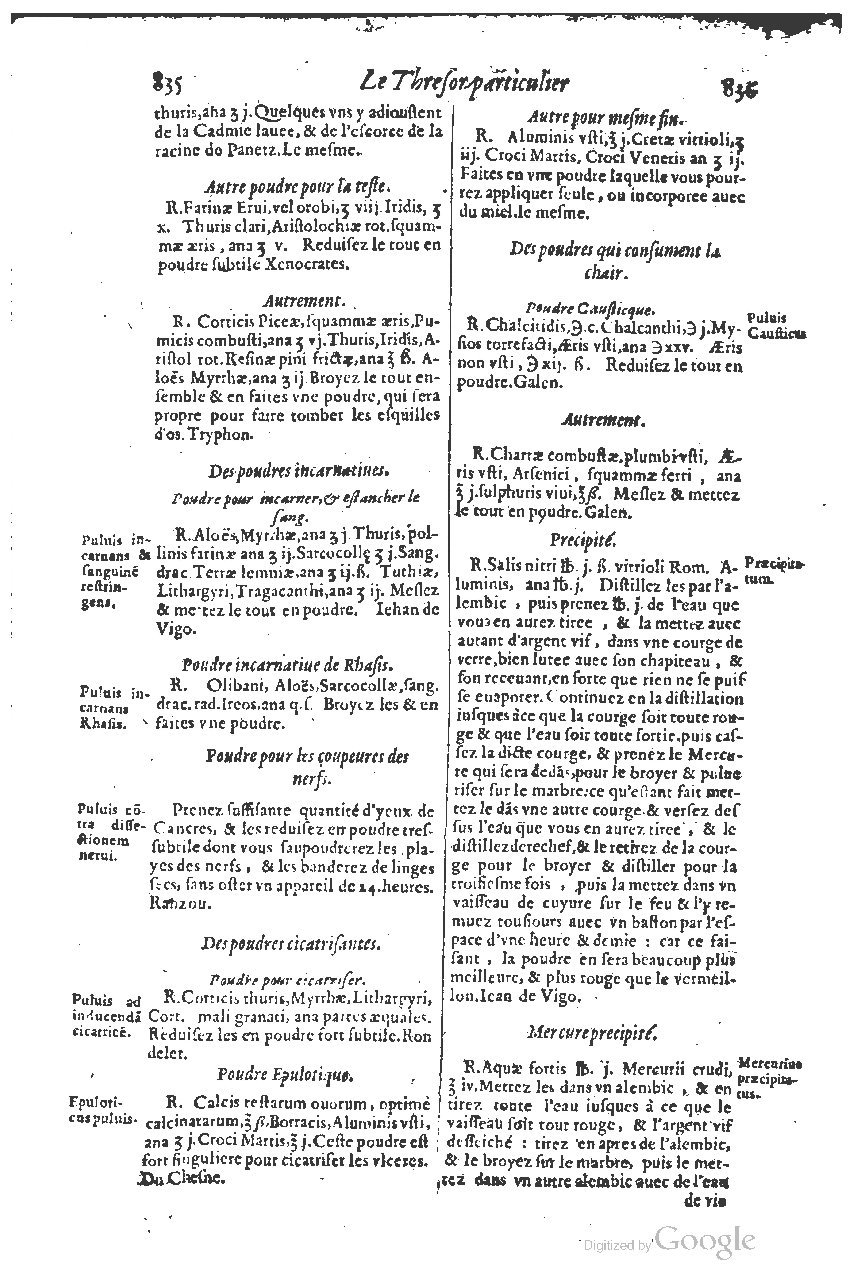 1616 - Étienne Gamonet - Grand trésor ou dispensaire - BSB Munich