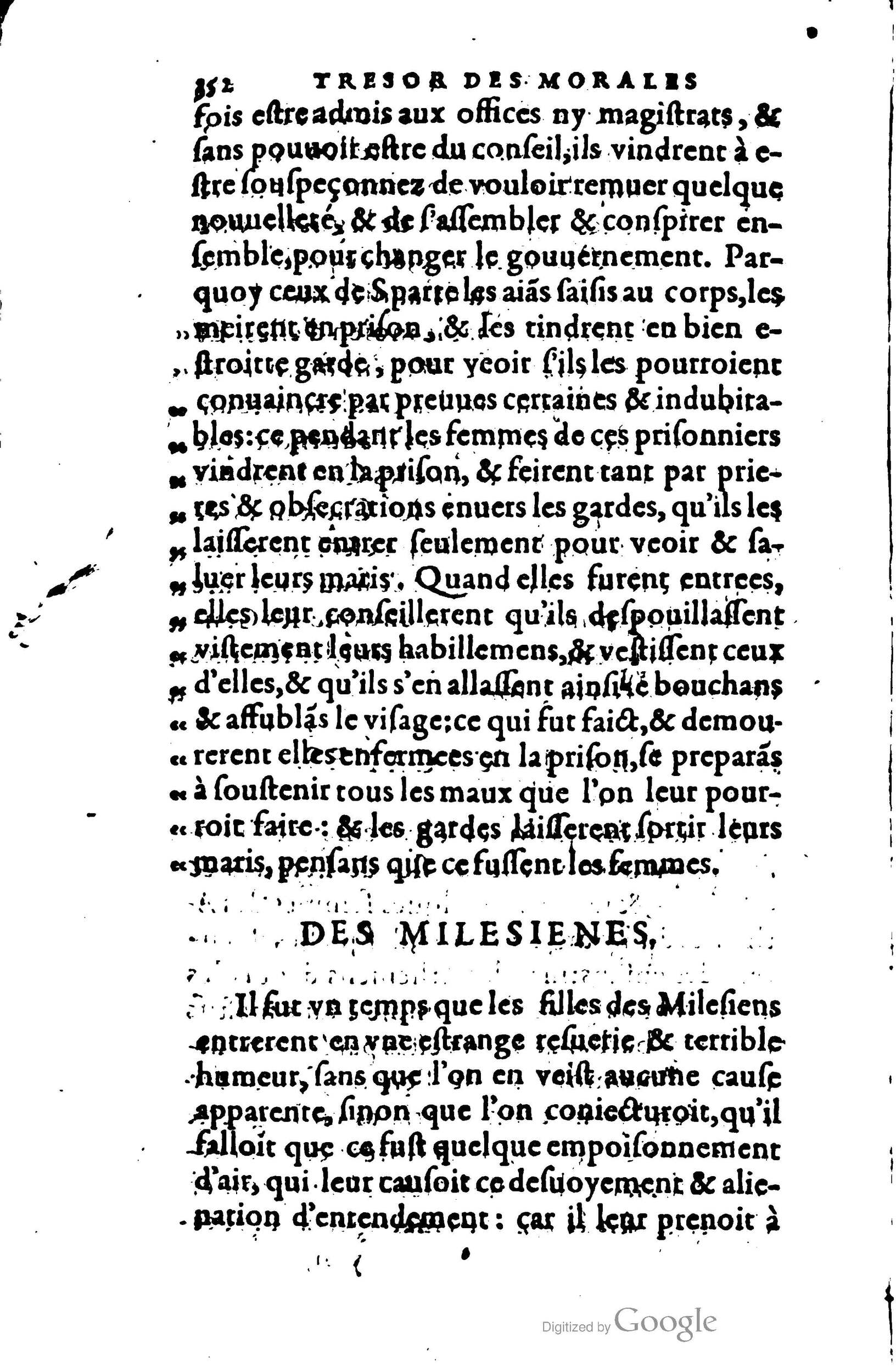 1578 - Jean Poupy - Trésor des morales de Plutarque - BSB Munich