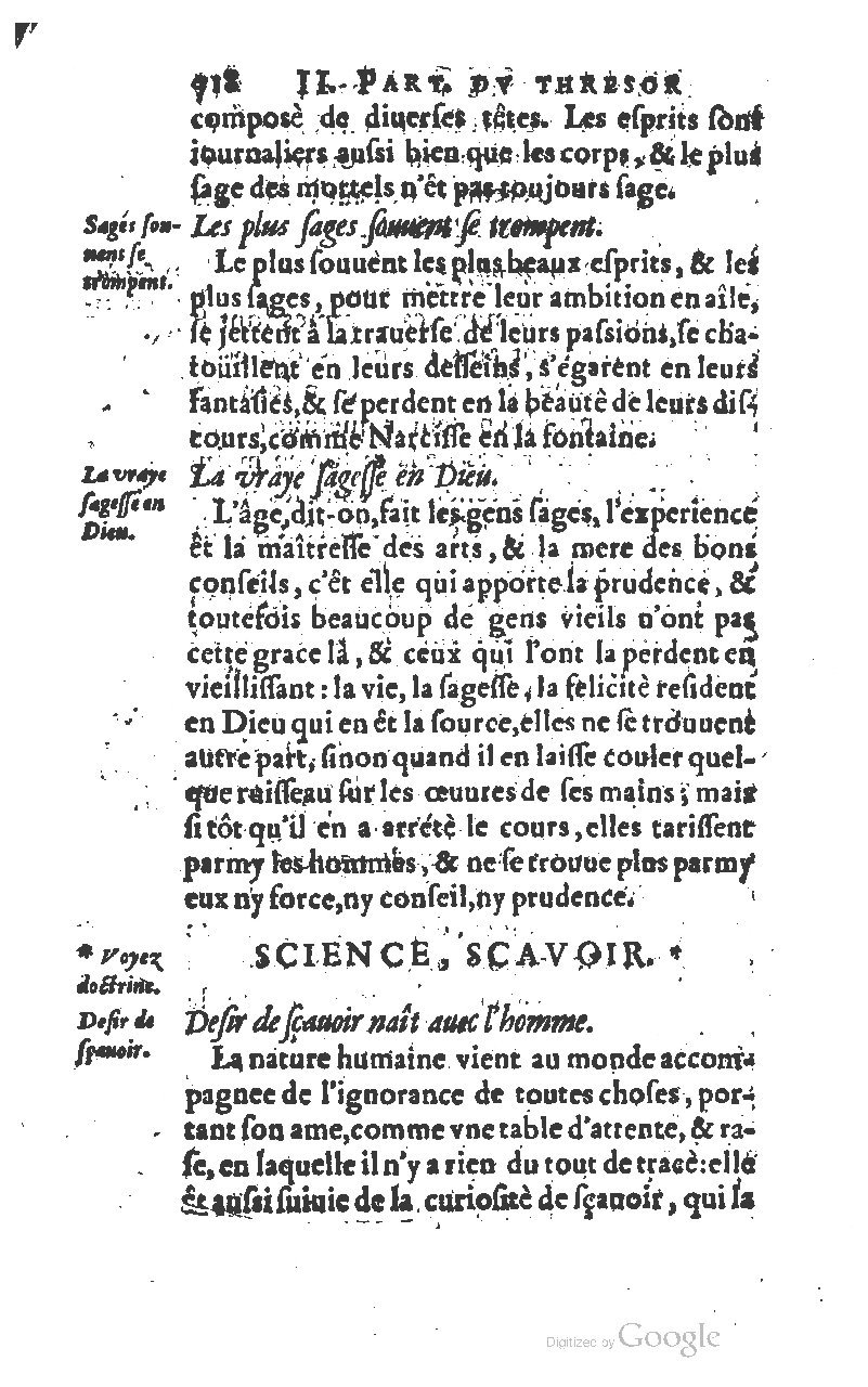 1610 - Louis Coste - Trésor de l’éloquence française (Seconde partie) - BM Lyon