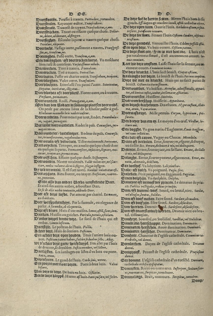 1573 - Christophe Plantin - Trésor du langage bas-allemand - Greifswald 1573 - Christophe Plantin - Trésor du langage bas-allemand - Greifswald