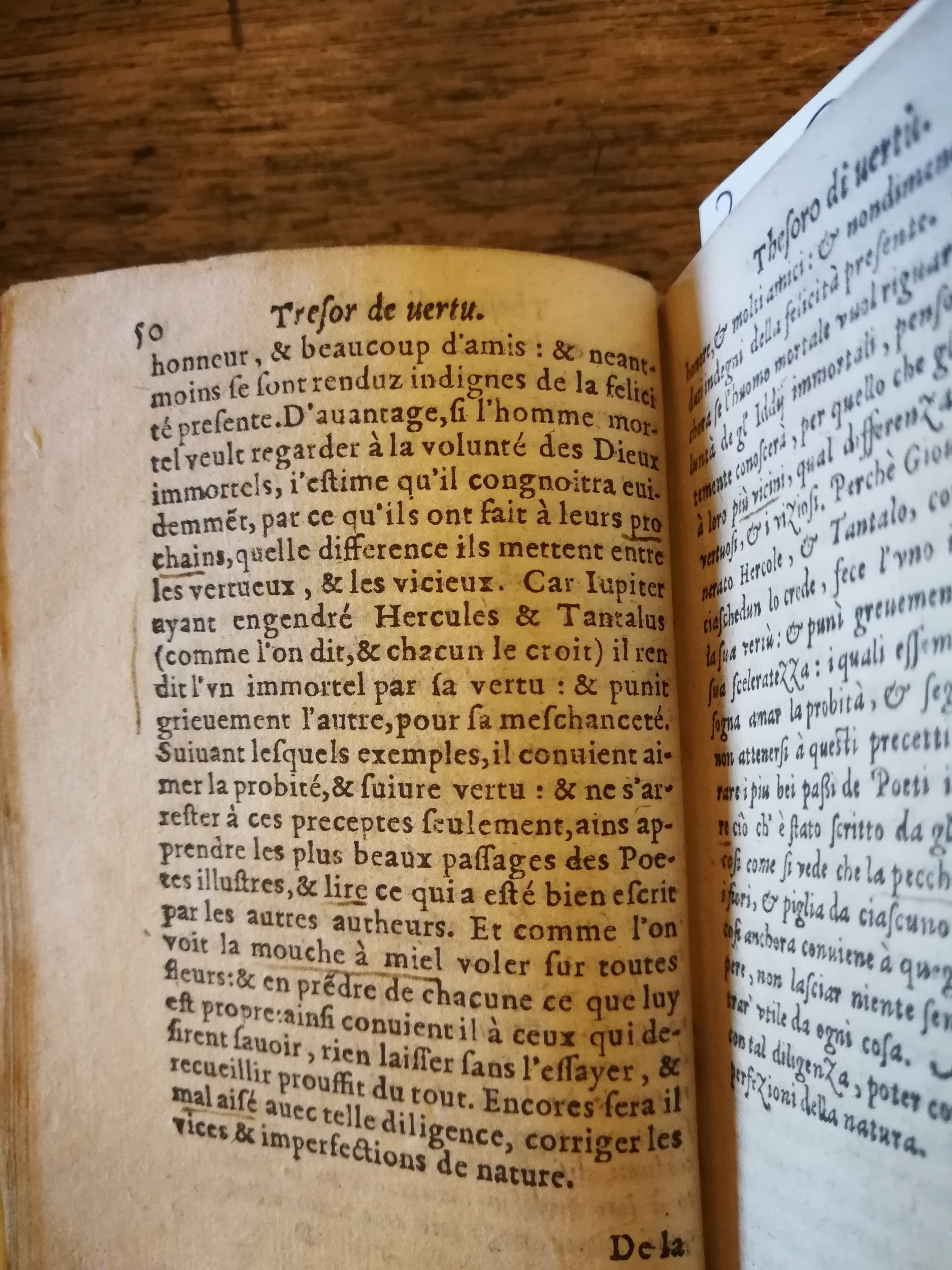 1576 - Benoît Rigaud - Trésor de vertu - BNC Florence