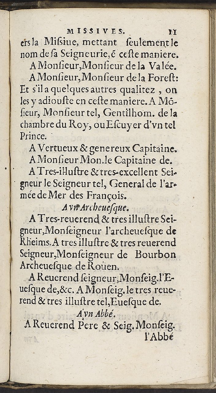 1597 - Jean Osmont - Trésor des secrétaires - Brno