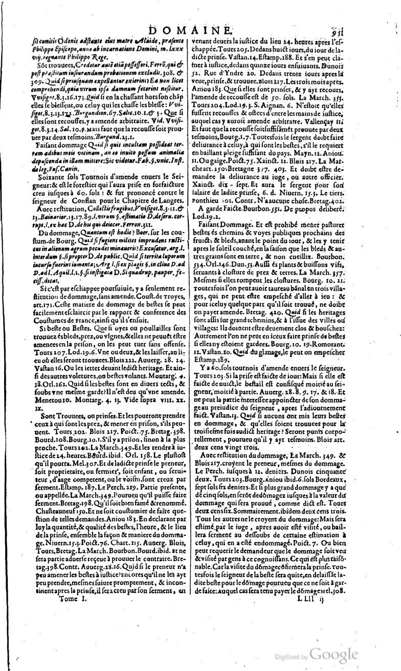 1629 - Veuve Nicolas Buon - Trésor du droit français (29620 T. 1) - BM Lyon