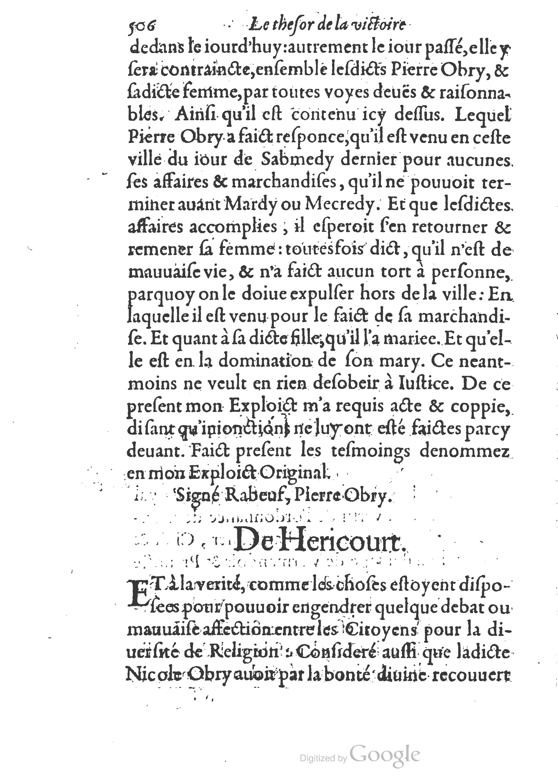 1578 - Nicolas Chesneau - Trésor et entière histoire de la triomphante victoire du corps de Dieu sur l’esprit malin - British Library