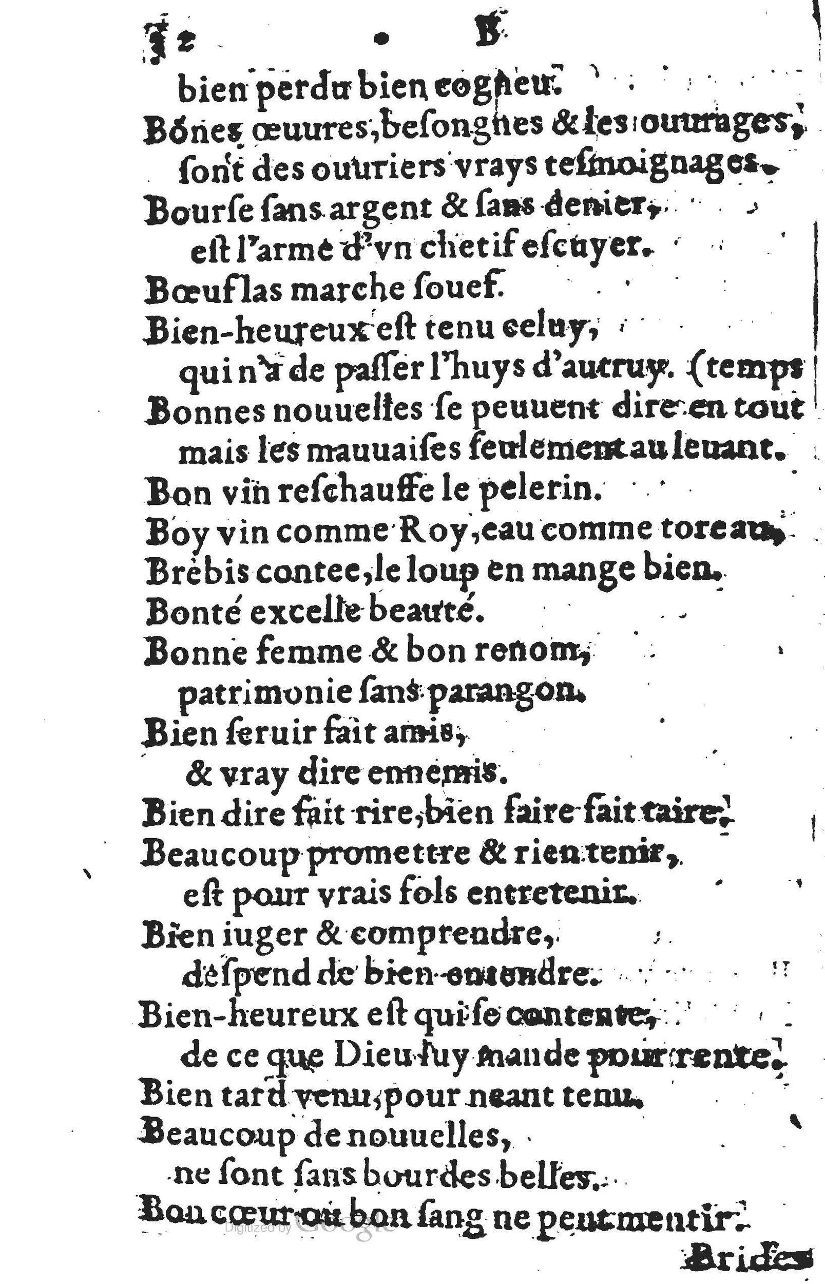 1578 - Nicolas Lescuyer - Trésor des sentences dorées - UGent