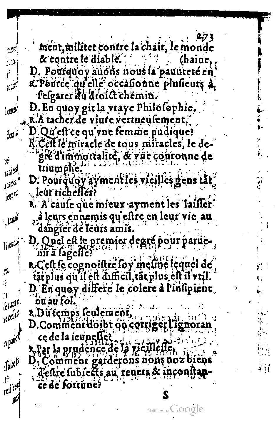 1582 - Nicolas Bonfons - Trésor des sentences dorées - BM Lyon