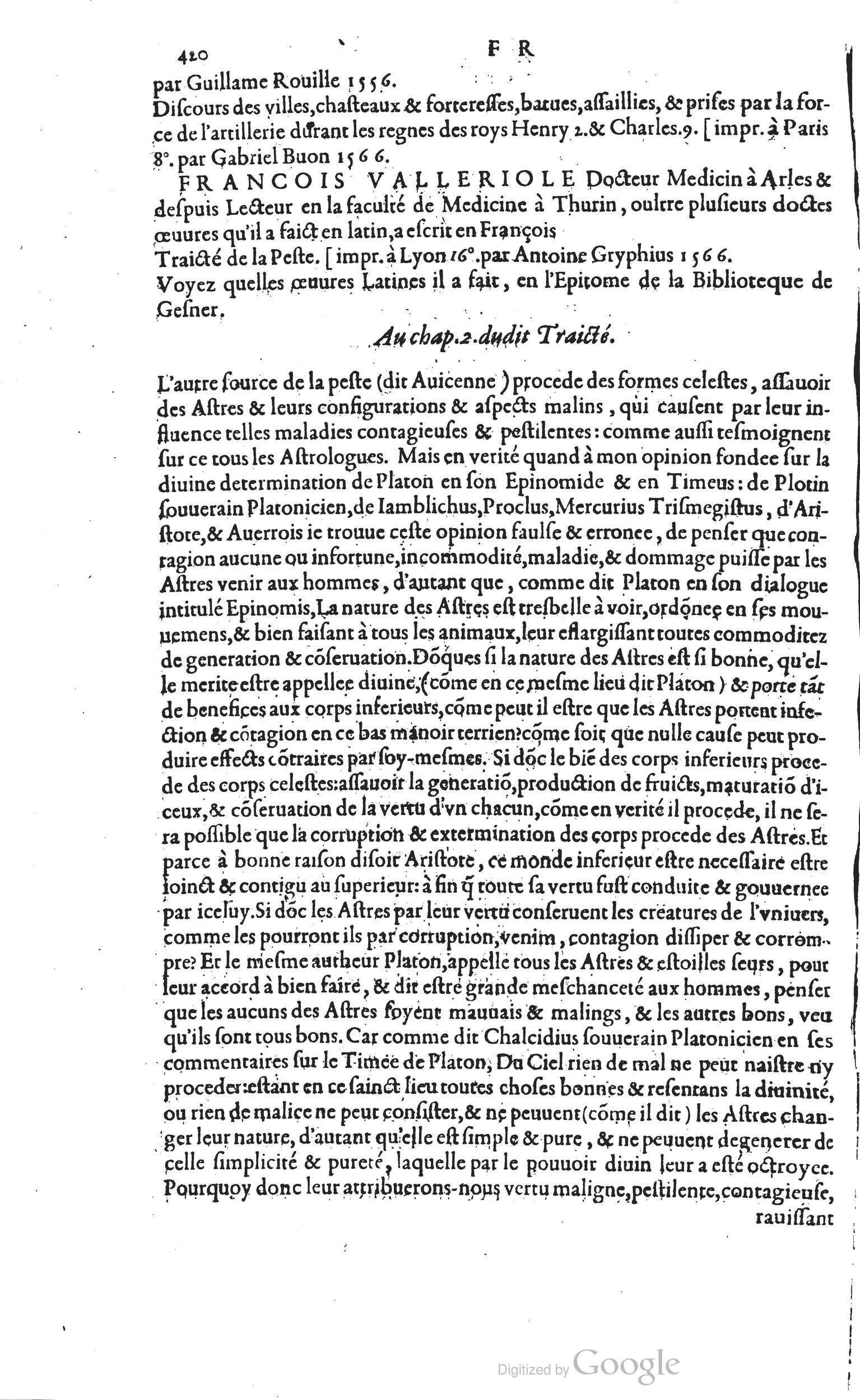1585 - Barthélemy Honorat - Bibliothèques françaises - BSB Munich
