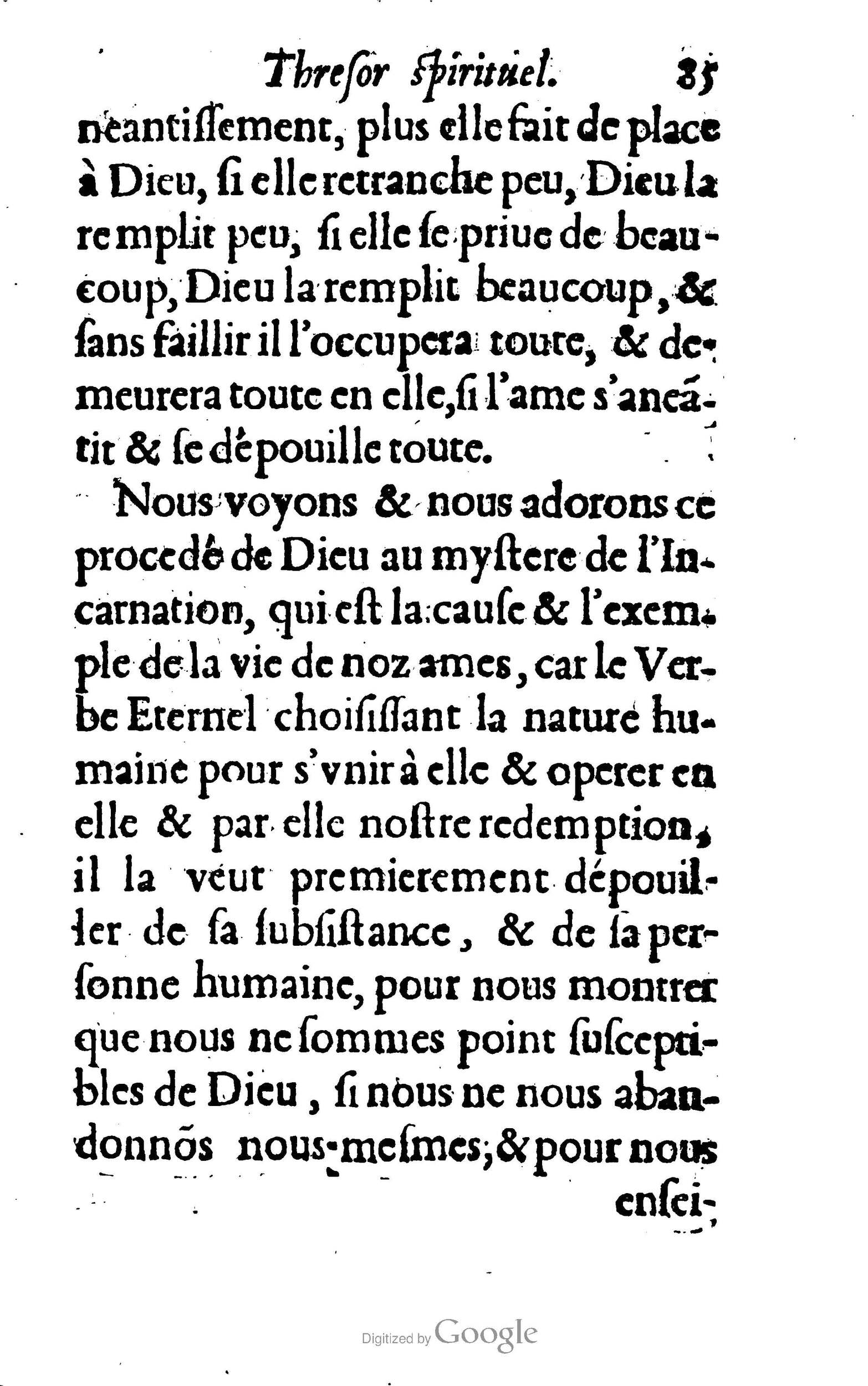 1633 - François Waudré - Trésor spirituel contenant les excellences du christianisme - BM Lyon