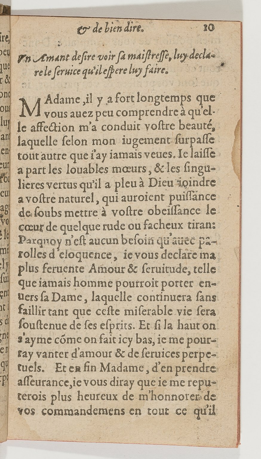 1600 - Nicolas Bonfons - Trésor d’amour - BnF Arsenal