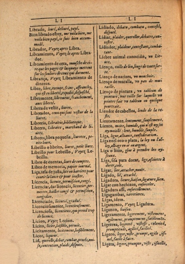 1607 - Marc Orry - Trésor des deux langues espagnole et française (Première et Seconde parties) - ÖNB Wien