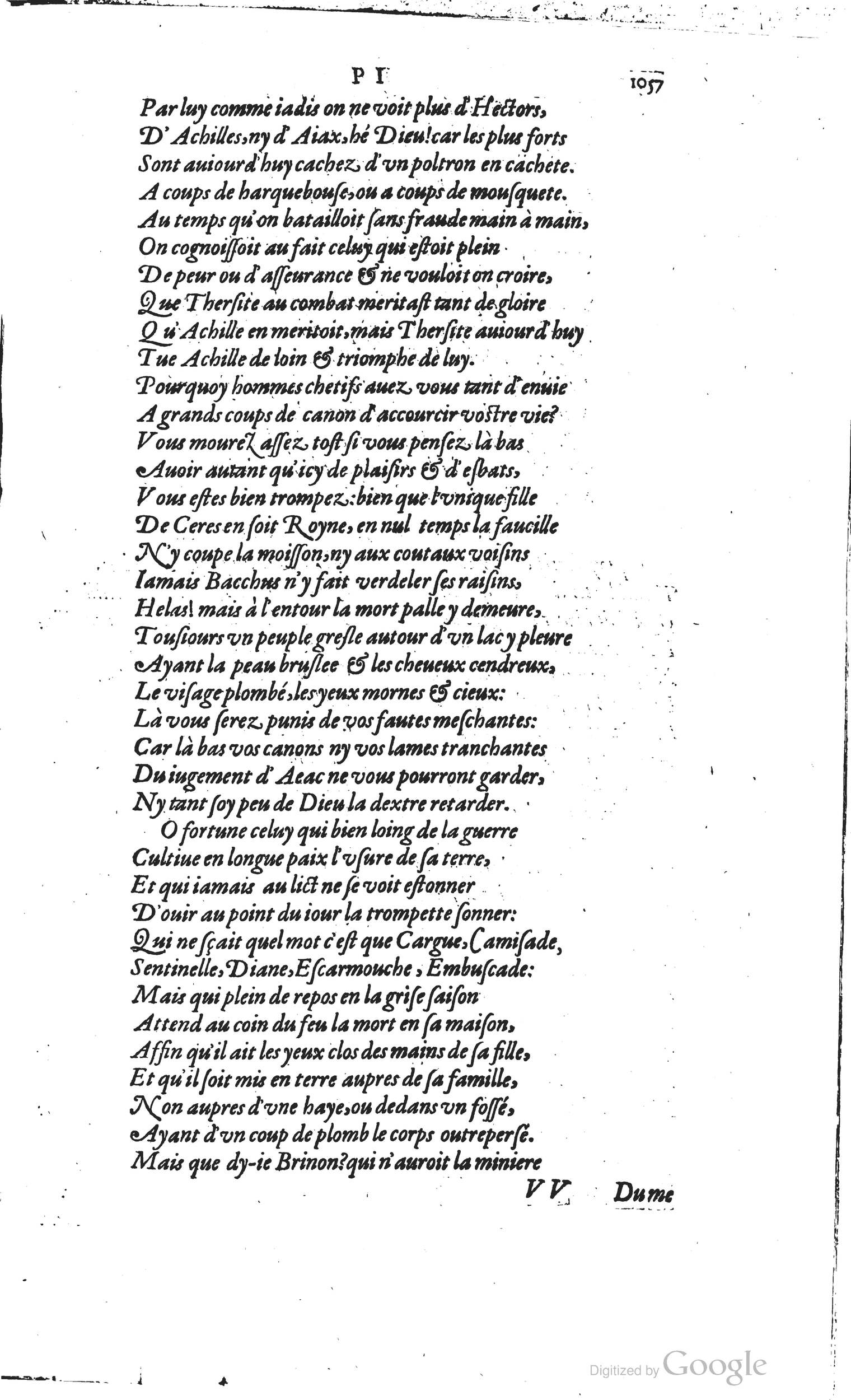1585 - Barthélemy Honorat - Bibliothèques françaises - BSB Munich