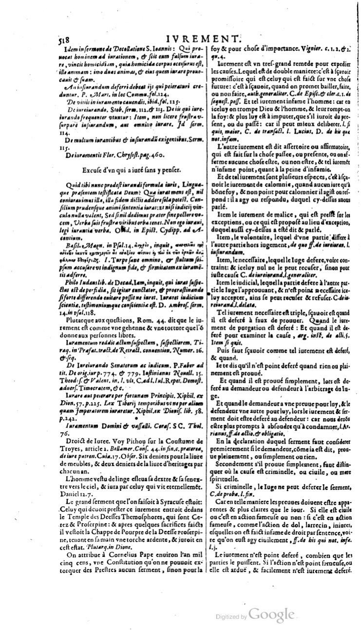 1629 - Veuve Nicolas Buon - Trésor du droit français (21754 T. 2) - BM Lyon
