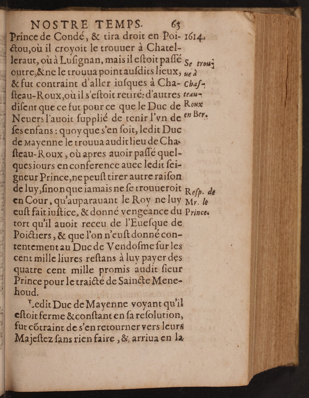 1626 - Joseph Bouillerot - Trésor de l’histoire générale de notre temps - BnF Arsenal