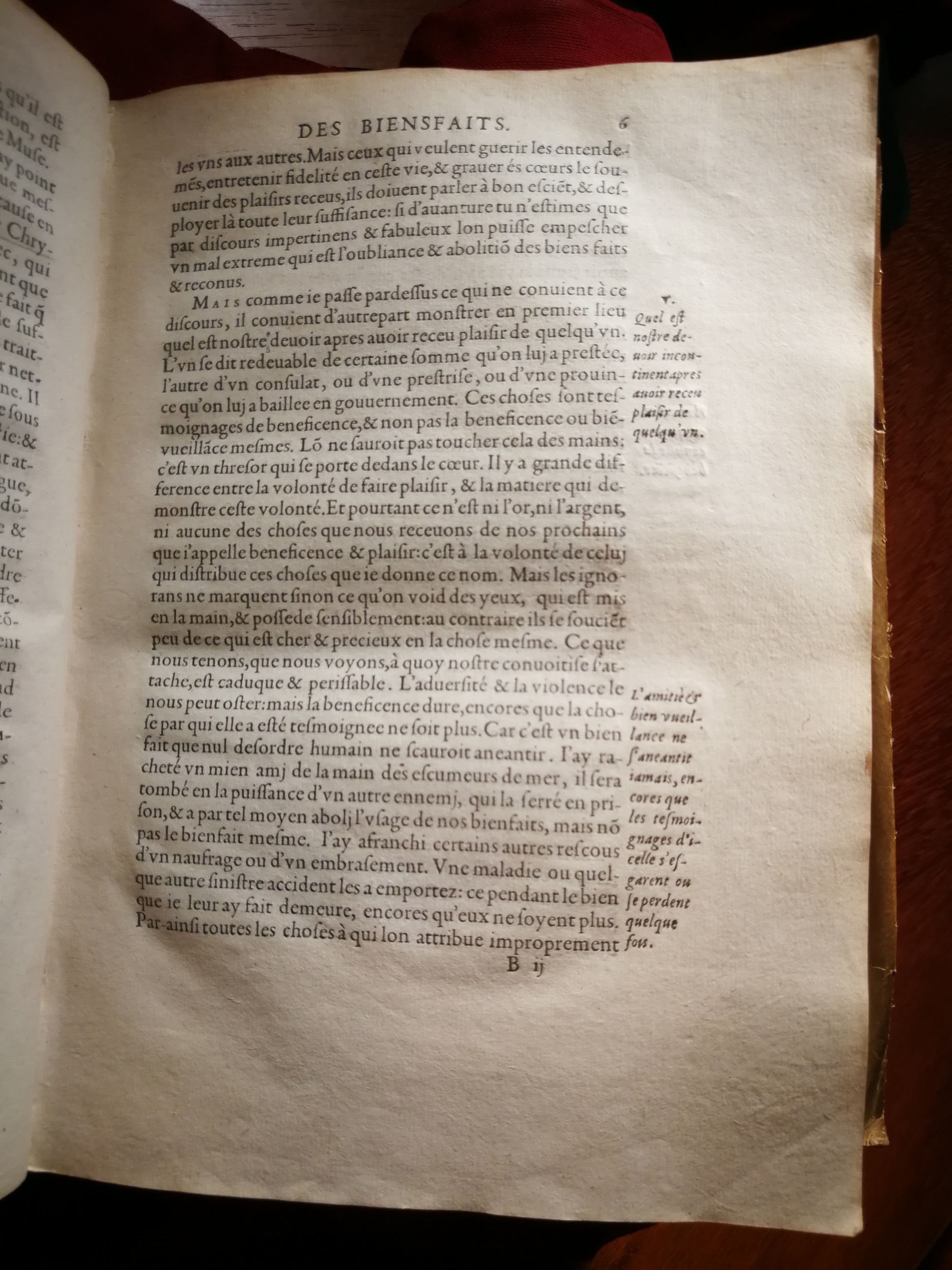 1595 - Jean Houzé - Œuvres morales et mêlées de Sénèque, Trésor de philosophie morale - T. 1 - BnF